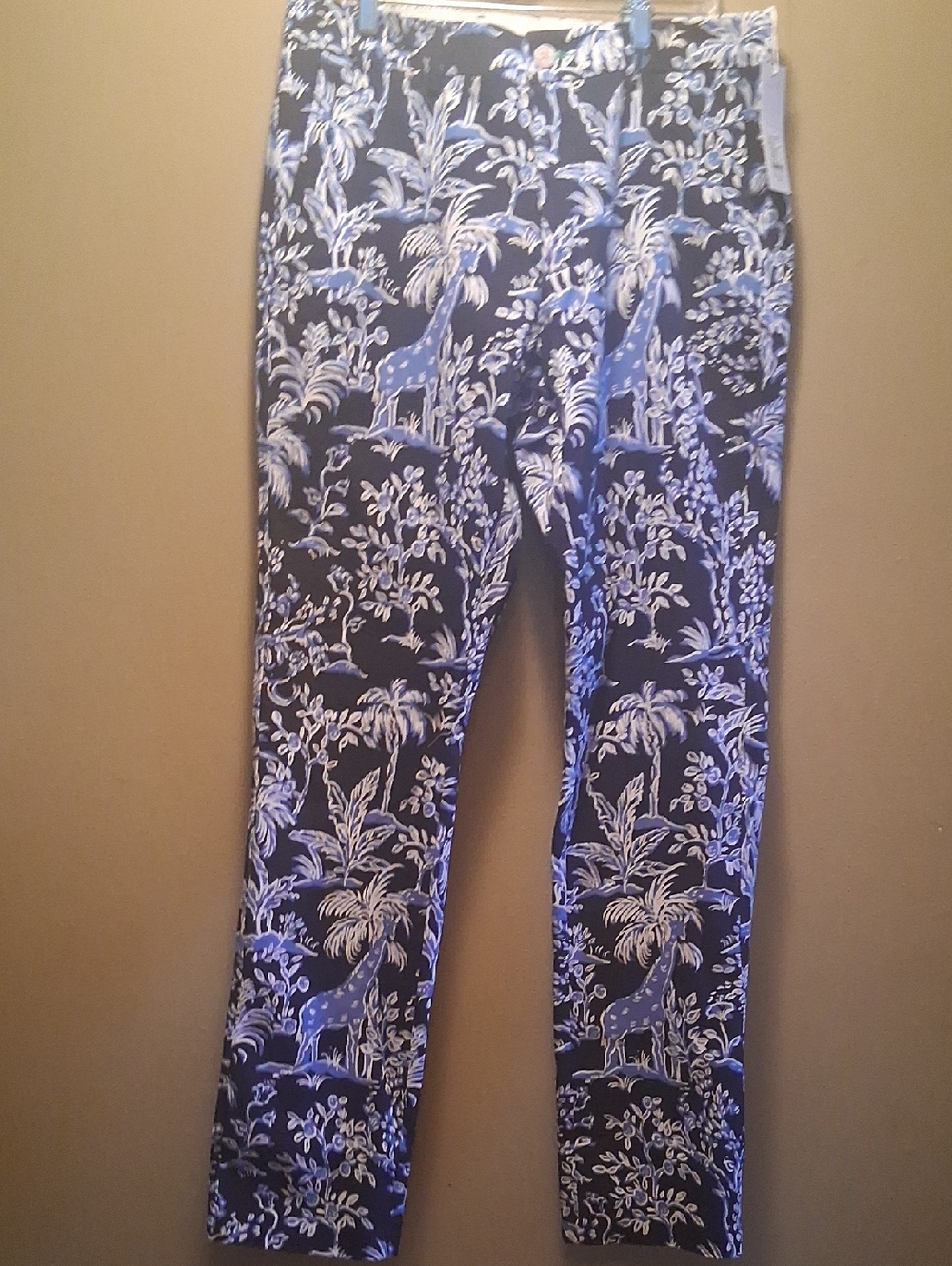 Lilly Pulitzer Navy and White Tall Tales Men's Pants 32x32